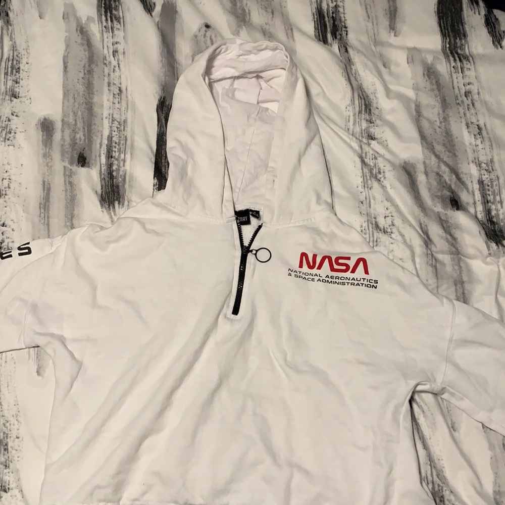 This NASA cute tie up sweater type thing!